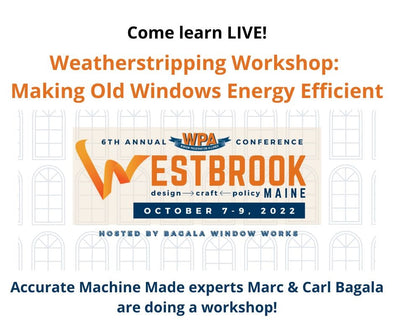 Weatherstripping Workshop: Making Old Windows Energy Efficient